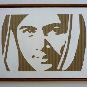 Malala Yousafzai 1, 2016
gouache, varnish, cardboard, wood, framed
60 x 90 cm
2016